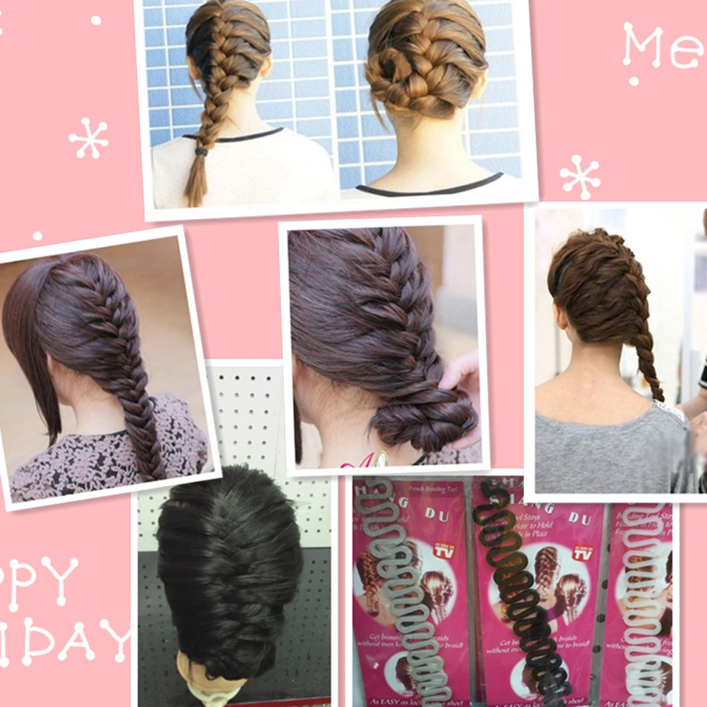 4 Colors 1PC DIY Plastic Hair Clip Braider French Twist Plait Wave Hair Braiding Tool 4 Colors 1PC DIY Plastic Hair Clip Braider French Twist Plait Wave Hair Braiding Tool