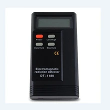Détecteur de rayonnement électromagnétique haute/basse fréquence, écran LCD 2.3 pouces, DT-1180 détection à l'intérieur, moniteur électronique pour téléphone portable, télévision, PC