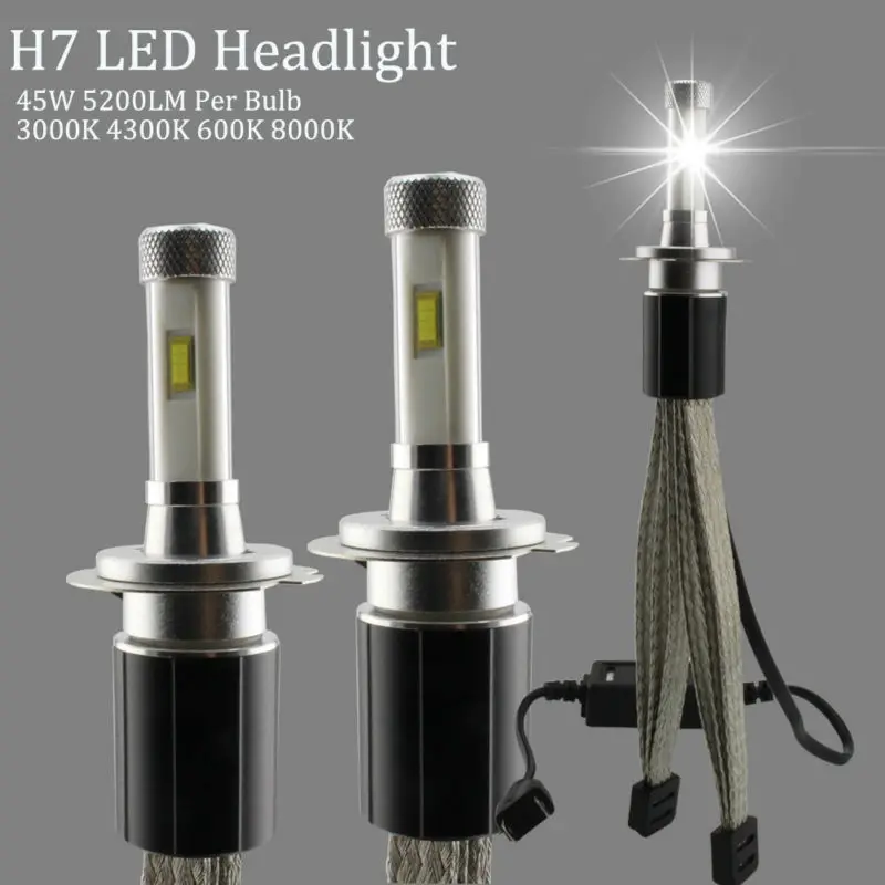 

R4S LED H7 Headlights 4300K 3000K 6000K 8000K Car Headlight Bulbs 30W TX Automotive Customized Chip 4800LM Headlamp Fog Light