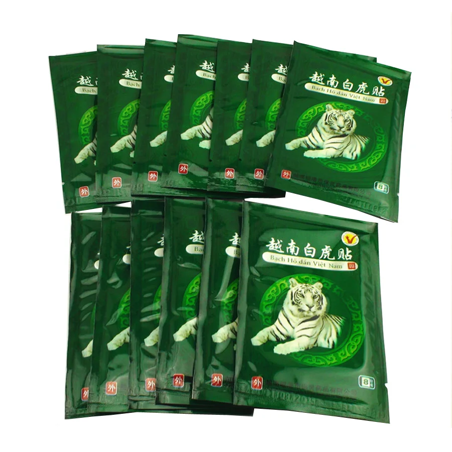 

104 Pcs Pain Relief Arthritis Capsicum Plaster Vietnam White Tiger Balm Patch Cream Body Neck Massager Meridians Stress C161