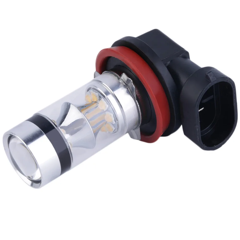 

New Super Bright 100W 1000LM XBD H11 LED Fog DRL Daytime Running Light Vehicle Head Light Bulb Lamp DC 12V