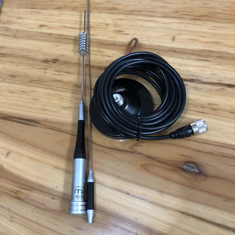 

Dual band small size SG-M507 antenna with 5m sucker for car mount antenna mobile transceiver Handheld Trunk Mobile Radio Antenna