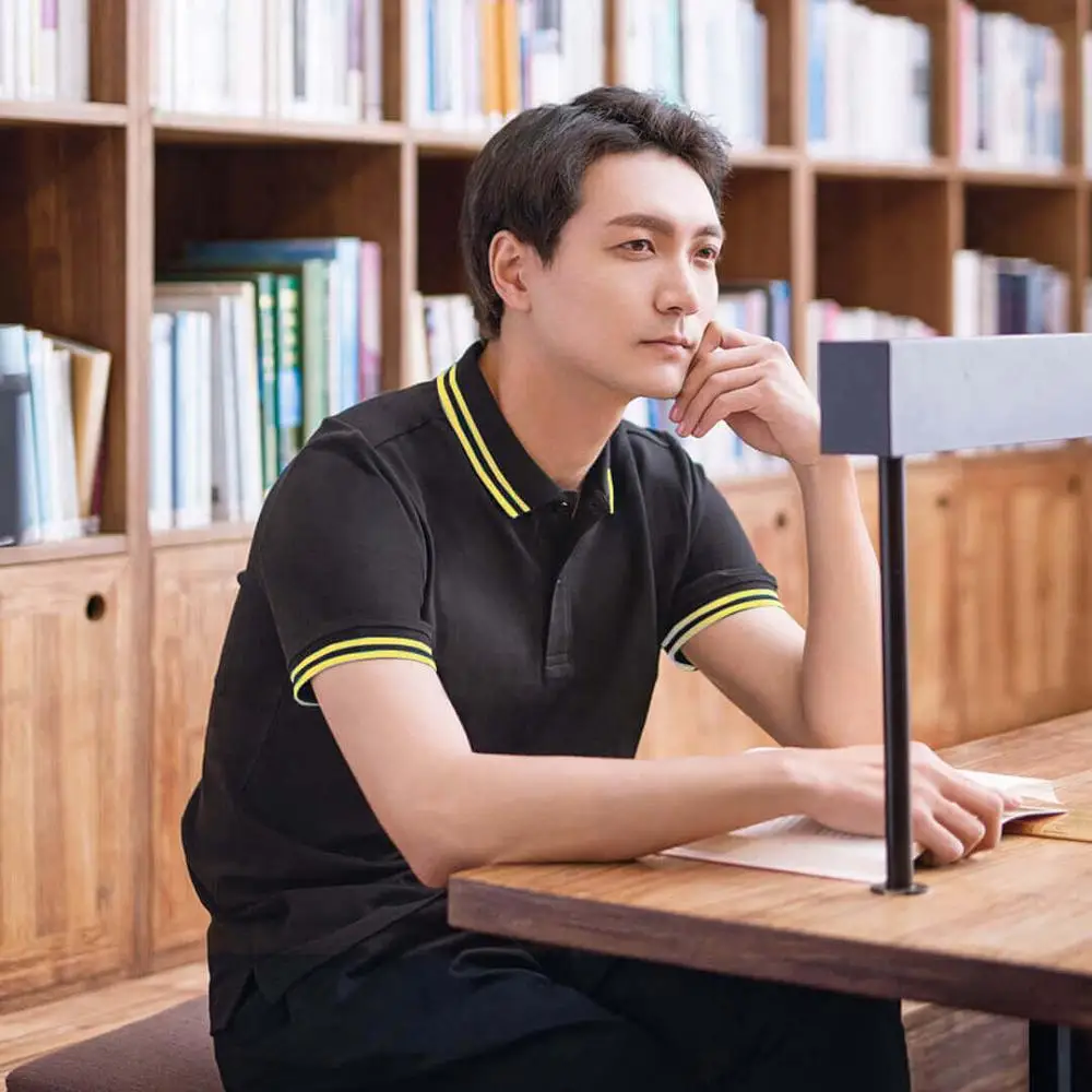 Skup Xiaomi 90 zabawa mężczyzna Trend w modzie klasyczna koszulka polo z krótkim rękawem koszula fajna jedwabista letnia sukienka wypoczynek na świeżym powietrzu bawełniana koszula