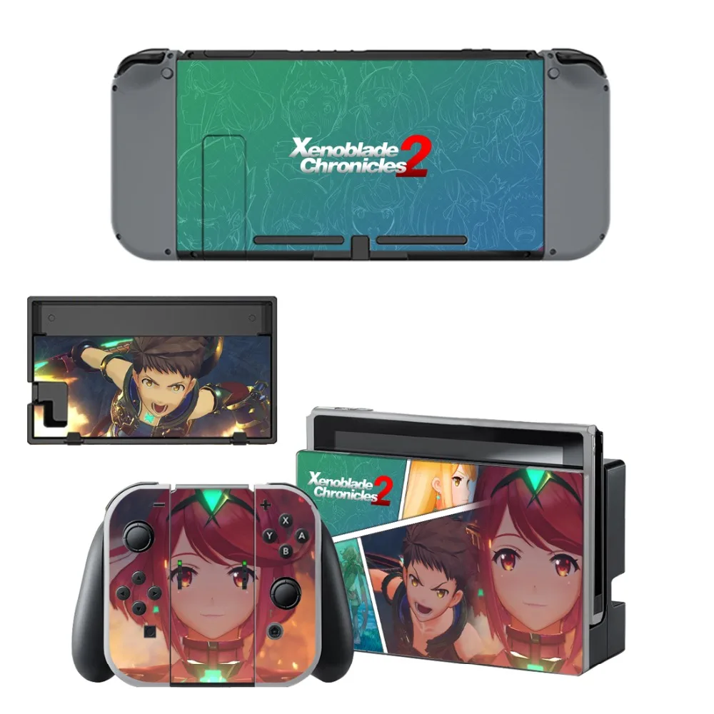 Xenoblade Chronicles 2 наклейка для кожи vinilo для Nintendo doswitch наклейка s skins для Nintendo Switch NS консоль Joy-Con контроллеры