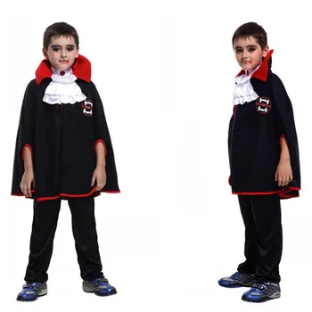 

Boys Kids Vampire Costume Children Halloween Devil Cosplay April Fool 's Day tricky props Masquerade Rave party Carnival dress