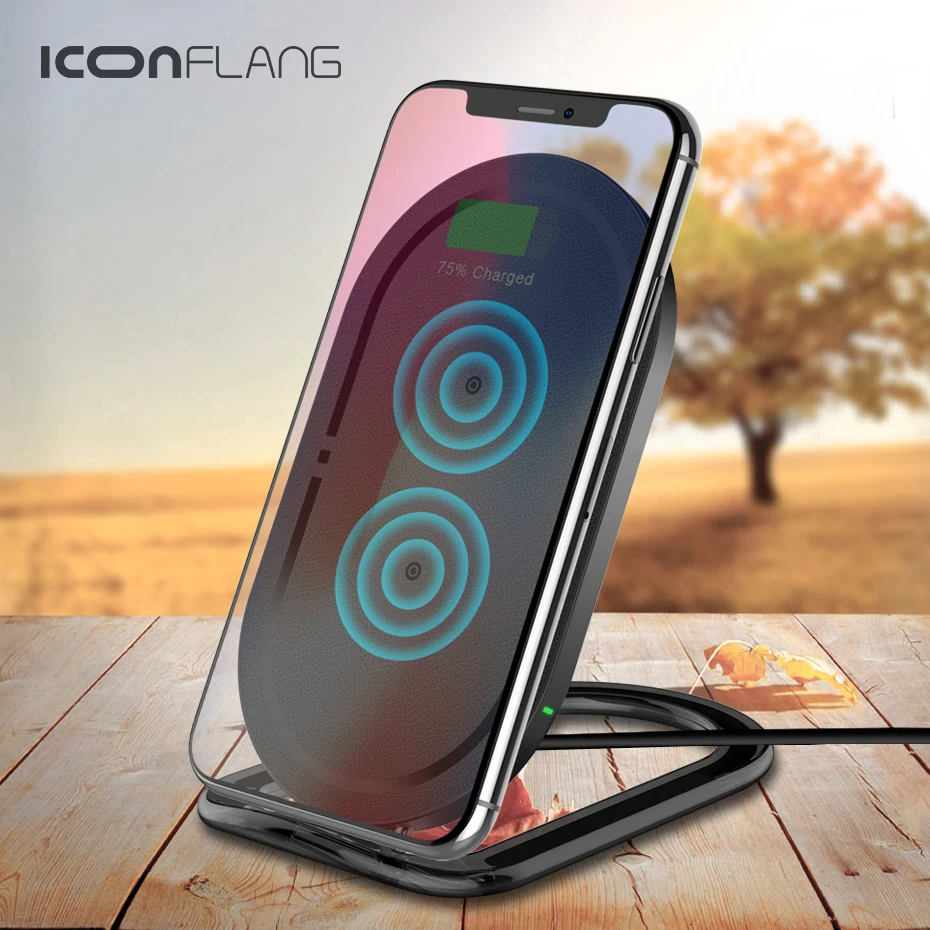 

Qi Wireless Charger For iPhone 8 Plus X 10 W Type C Wireless Charging Pad For Samsung Note 8 S8 S7 S6 Quick Charge Stand Dock