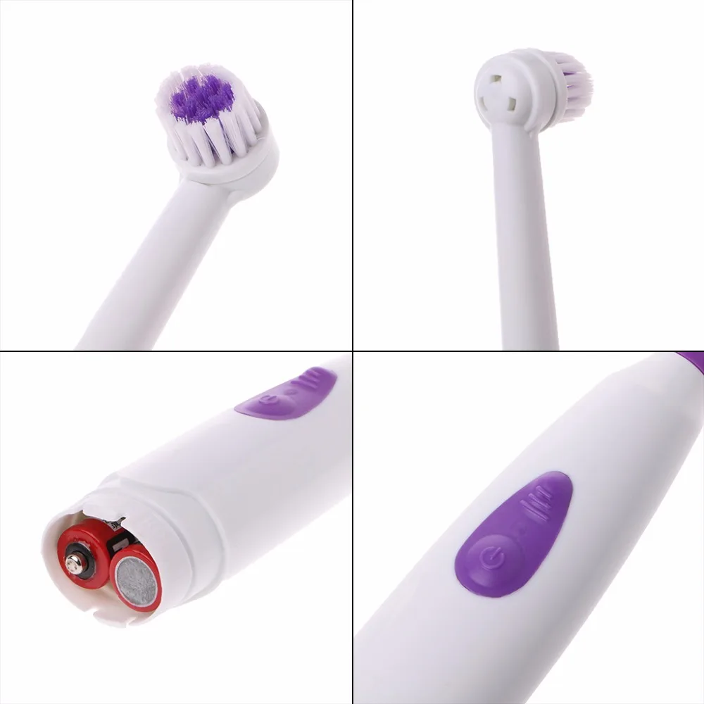 1Pc Waterproof Rotating Electrics Toothbrush With 3 Brush Head Suitable For Both Baby And Adult 4 Color 1Pc Waterproof Rotating Electrics Toothbrush With 3 Brush Head Suitable For Both Baby And Adult 4 Color