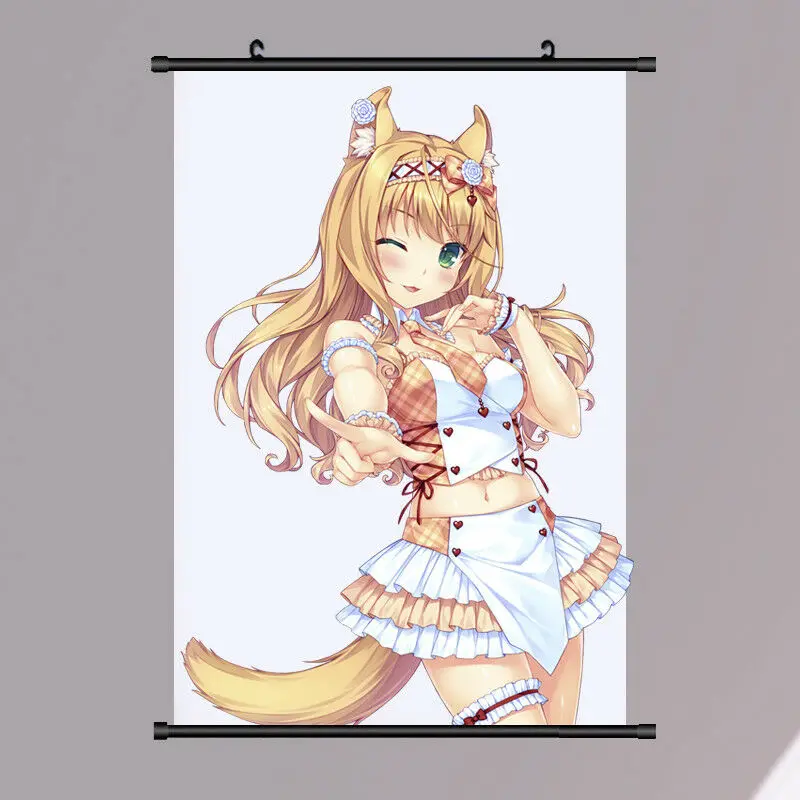 Аниме постер NEKOPARA спальня стена прокрутка напечатанная картина домашний декор