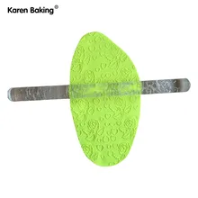 В Форме Розы Прозрачный тиснение скалка для теста печенье торт украшения инструменты- AA260