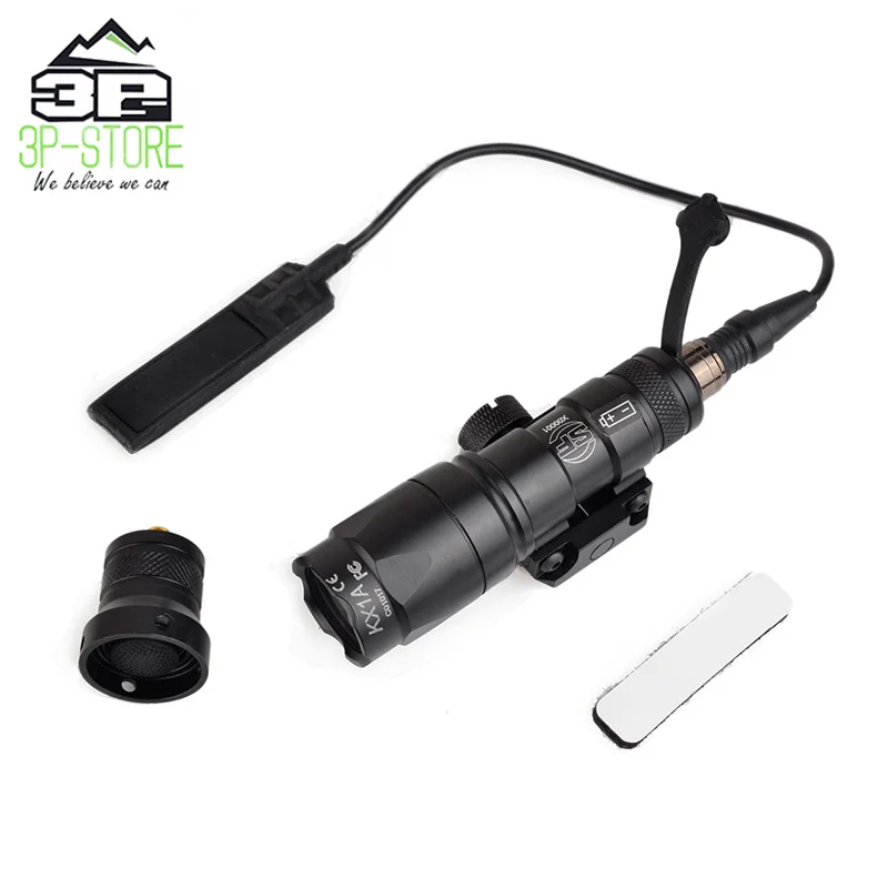 

Tactical M300 Mini Scout Light 250lumen flashlight with remote switch tail and 20MM Weaver Rail WEX191