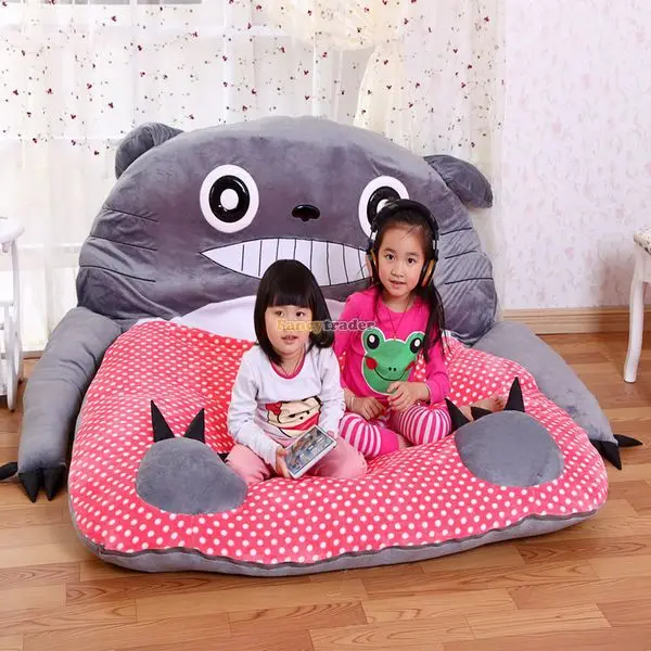 Fancytrader 220cm X 180cm Super Lovely Soft Huge Red Totoro Double Bed