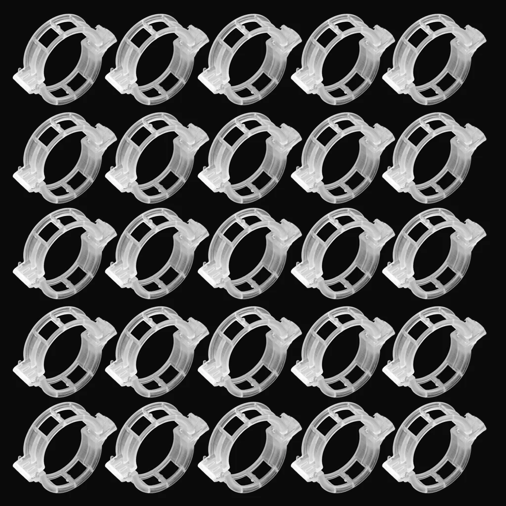 100pcs Tomato Garden Plant Support Clips Garden Ornaments For Trellis Twine Greenhouse DIY Grafting Clips Home Garden Supply 