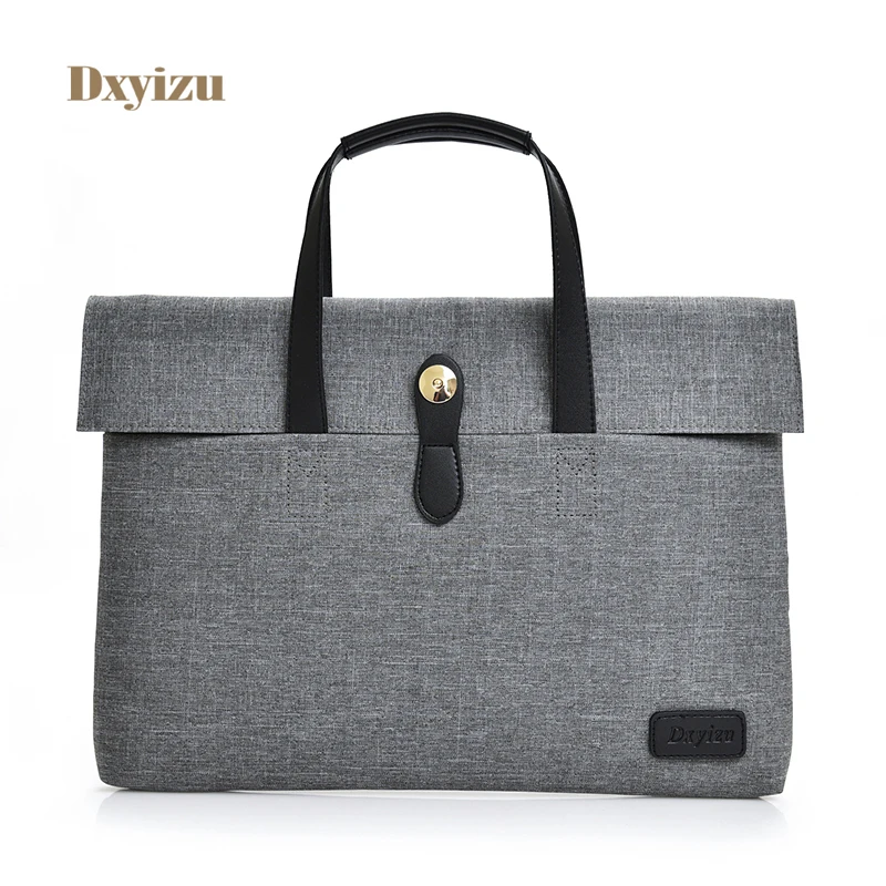 Fashion Solid Unisex Briefcases Simple Business package for women