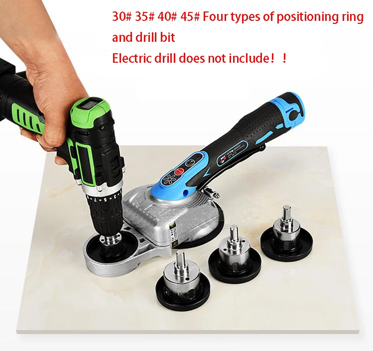 OUKANING Hand-held Tile Tiler Automatic Leveling Machine 400W Floor Tile Vibrator Leveler Tool