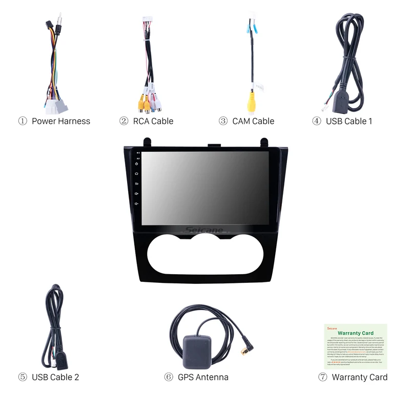 Best Seicane Android 8.1 car GPS Stereo Radio player For 2008-2012 Nissan Teana Altima Manual A/C and Auto A/C Support DVR wifi SWC 2