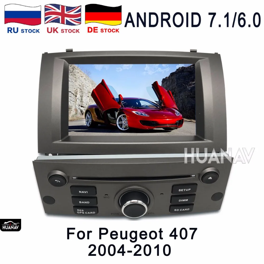 

Car DVD player GPS navigation for Peugeot 407 2004-2010 Car DVD GPS Navigation Head Unit Android6 2GB+32GB/Android7 2GB+16GB