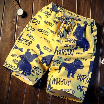 

Men short 16 Style Shorts Men Summer Bulldog Print Quick Dry Short Trousers Causal Drawstring Sportwear Male Shorts Plus Size