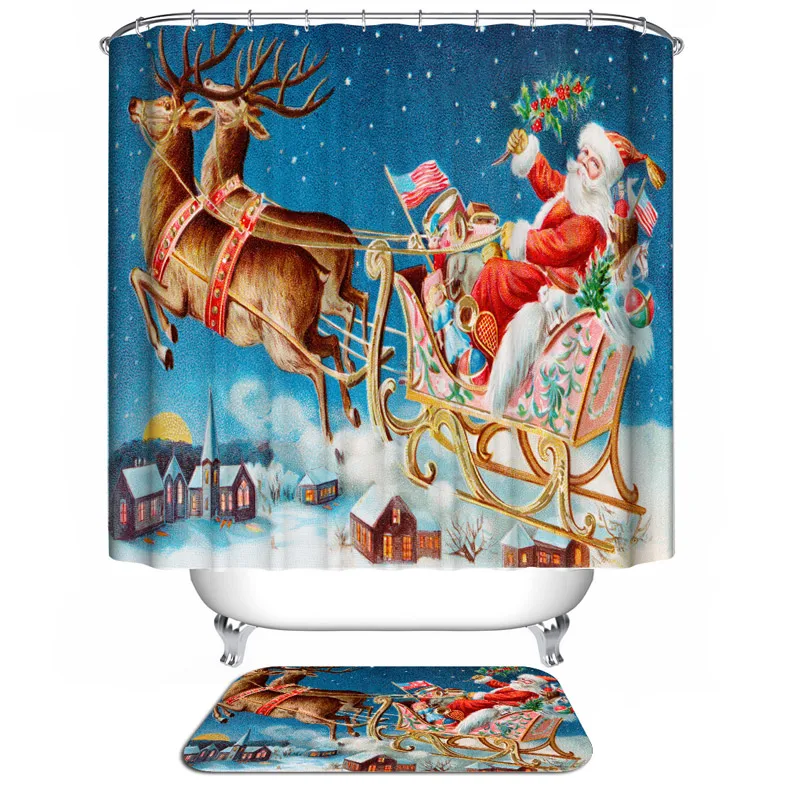 New Arrivals Creative Simple Christmas theme 0104 Shower Curtain