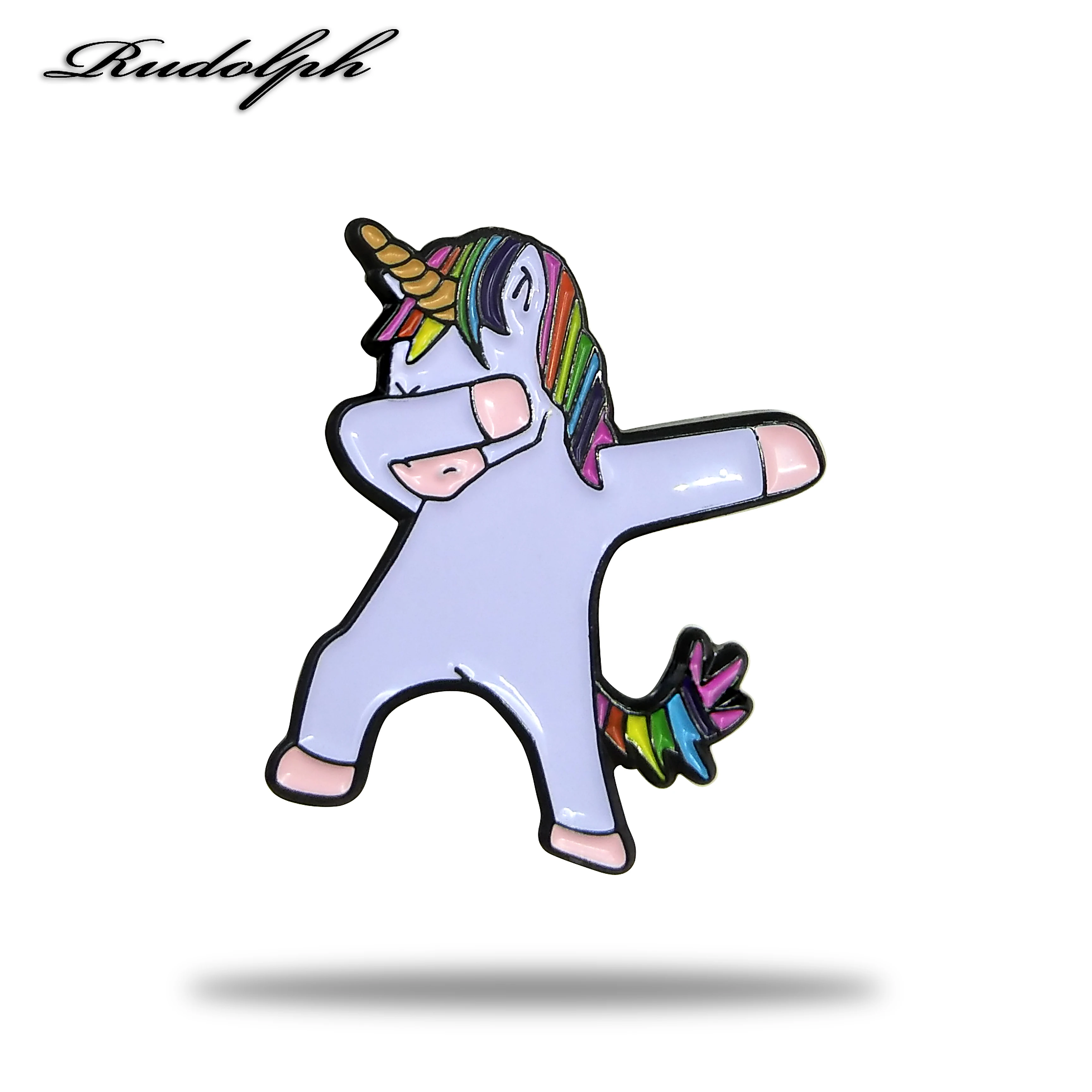 

Happy dancing unicorn soft enamel pins