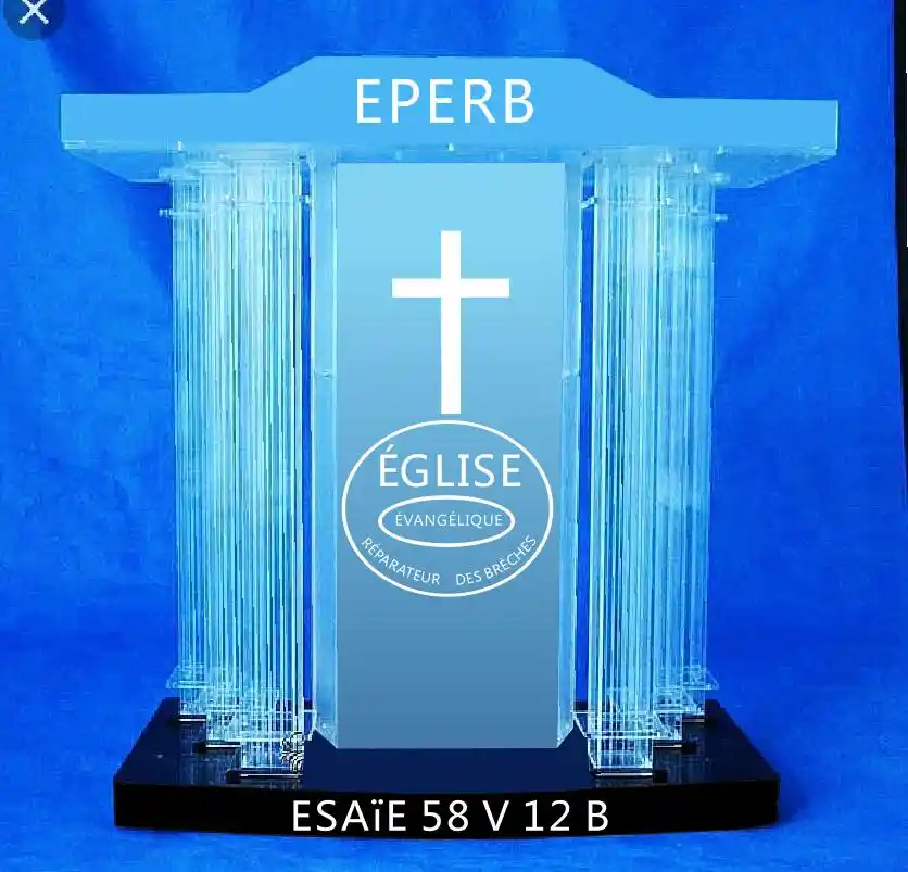 Guiheyun Clear Church Pulpit Acrylic Podium With Customized Logos