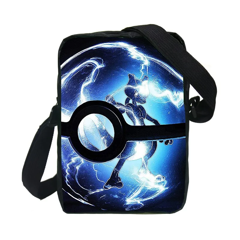 

Pokemon Pikachu Mewtw Crossbody bag Kids Bags Anime Beautiful Shoulder Bag Children Boys Girls Daily Crossbody bag for Teens