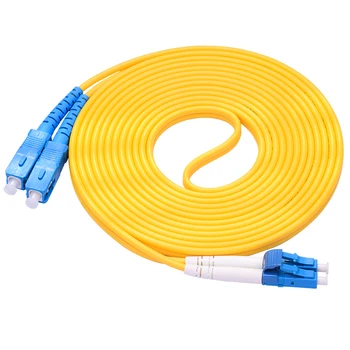 

Cable Duplex Singlemode LC-SC LC To SC Fiber Optic Optical Patch Cord