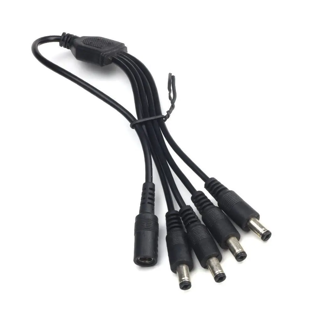  ZOSI DC 1 To 4 Power Splitter Cable BNC Connector Cable for CCTV Kit Security Cameras Video Surveil - 32482970385