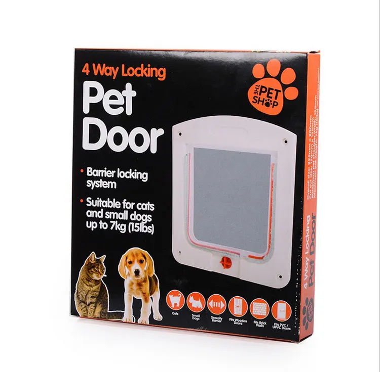Cat Door Hole Glass Door Dog Doorway Pet Supplies 15CM*14.7CMin Houses