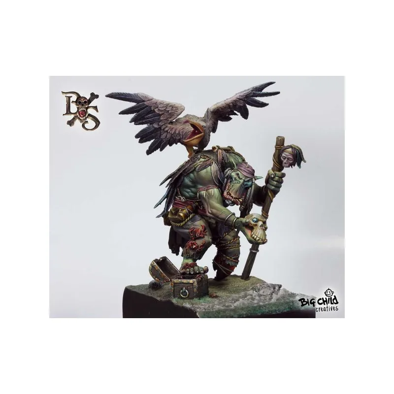 

[Loong Way Miniatures] Big Child Creatives PAPA JAMBO THE MIGHTY SHAMAN 75MM Resin Miniature