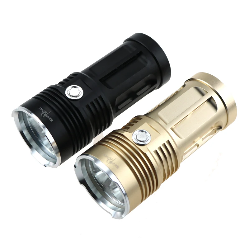 

Skyray King 50w 5T6 Led Tactical Flashlight 8000 Lumens 5xCree XM-L T6 Led Outdoor Camp Working Bike Light Lamp Torch For 18650