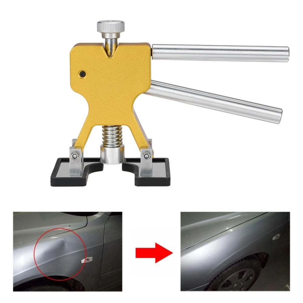 

19 Pieces Paintless Dent Repair Tool Dent Removal Dent Puller Tabs suction cup for Hail Damage Hand Tool Set