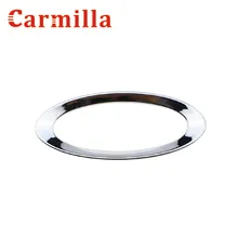Carmilla Автомобильная хромированная наклейка на руль с логотипом для автомобиля Ford Fiesta Ecosport Kuga для Focus MK2 MK3 MK4 для Mondeo 2013