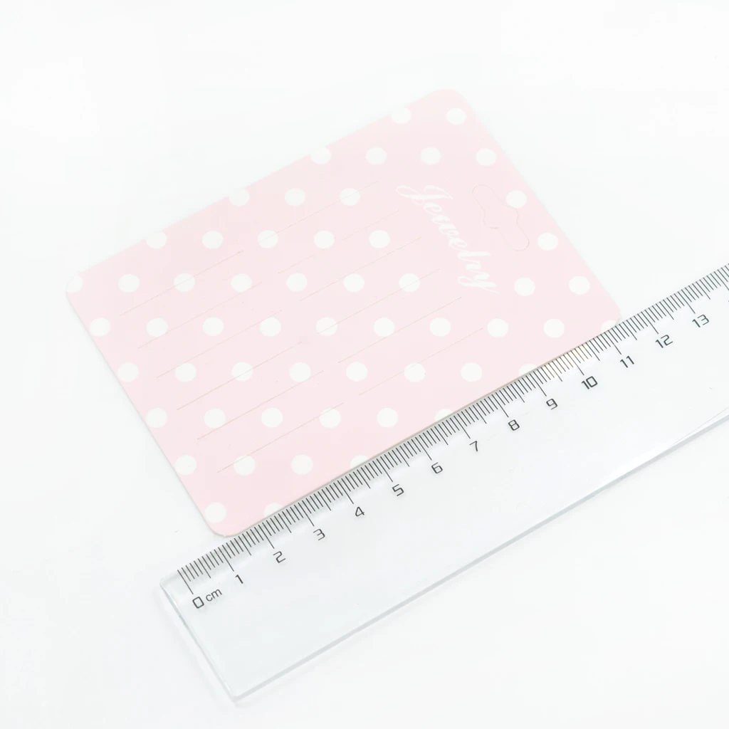 20pcs Rectangle Paper Blank Kids Women Hair Bow Hair Clip Band Barrette Hair Accessories Jewelry Packaging Display Cards