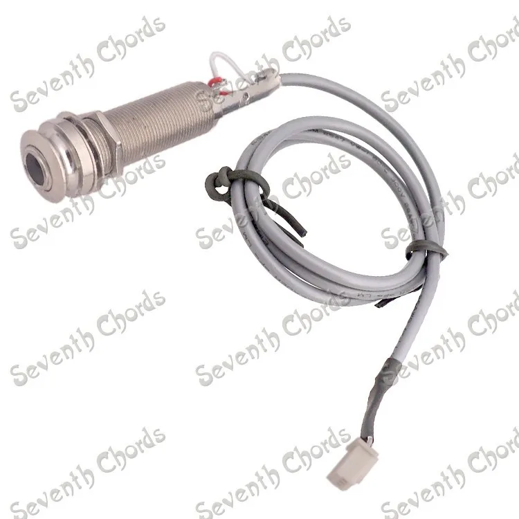 Strap Endpin 6.35 Pin Jack Socket and 3 Pin Plug for Acoustic Guitar