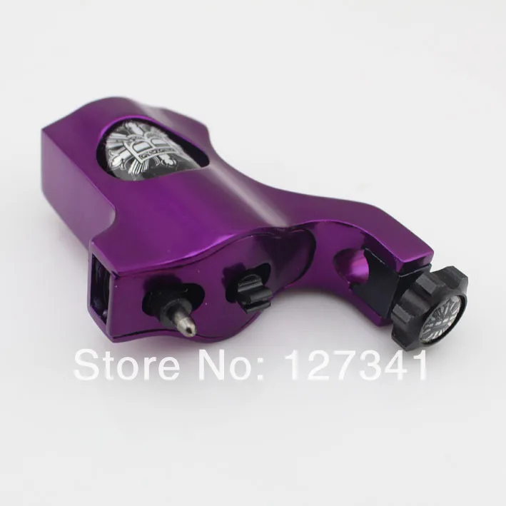 Премиум Фиолетовый ПВД алюминиевый роторное устройство татуировки машина татуировки питания Лайнер шейдер комбинированный