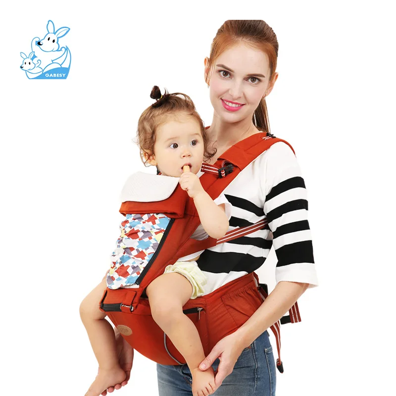 

Gabesy Ergonomic Baby Carrier Breathable Front Facing Infant Baby Sling Backpack Pouch Wrap Baby Kangaroo For Baby 0-36 Months