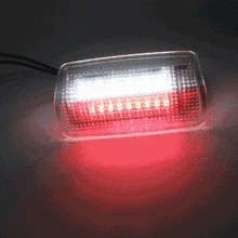 2шт белый+ красный светодиодный дверной светильник для Lexus IS ES LS LX RX GS GX LC RC Toyota Crown Land Cruiser Prado Highlander Reiz