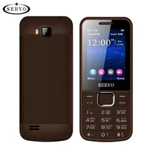 Original Phone SERVO 225 2.4″ Dual SIM Cards Mobile Phones GPRS Vibration Outside FM Radio Bluetooth cellphone Russian keyboard