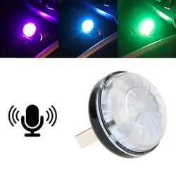 LEEPEE универсальная декоративная лампа USB магический Сценический Эффект Свет Голосовое управление автомобильный Стайлинг Автомобильный