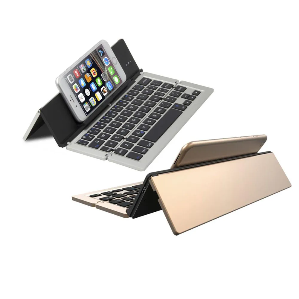 F18 Foldable Aluminum Alloy Bluetooth Keyboard For Samsung Tablets Asus HP Lenovo #02 | Компьютеры и офис