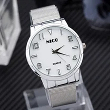 2017 New Leisure fashion silver screen with watch creative stereo digital male lady watches quartz watch swatch watch the lady series leisure fashion quartz female watch lw162