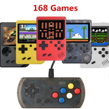 

2019Cool baby Retro Portable Mini Handheld Game Console 8-Bit 3.0 Inch Color LCD Kids Color Game Player Built-in 168 Video games