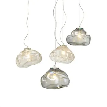 

Post-modern Designer Creative Handmade Irregular Glass Pendant Light For Dining Room Living Room Bar Restaurant Deco 1653