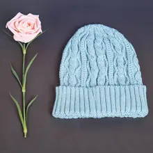 Осенне-зимняя Дамская обувь Новые Дизайн крышек твист шапка теплая шапочка Толстовка Шапки 5 цветов