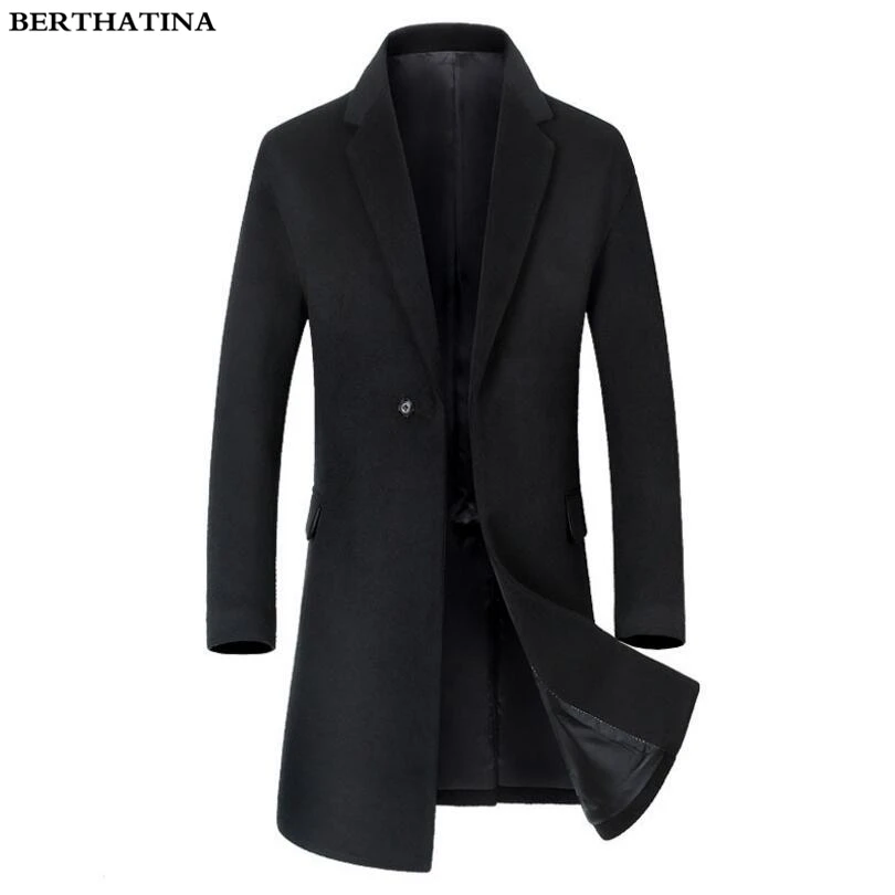 Купить Мужское Пальто Куртку Черное