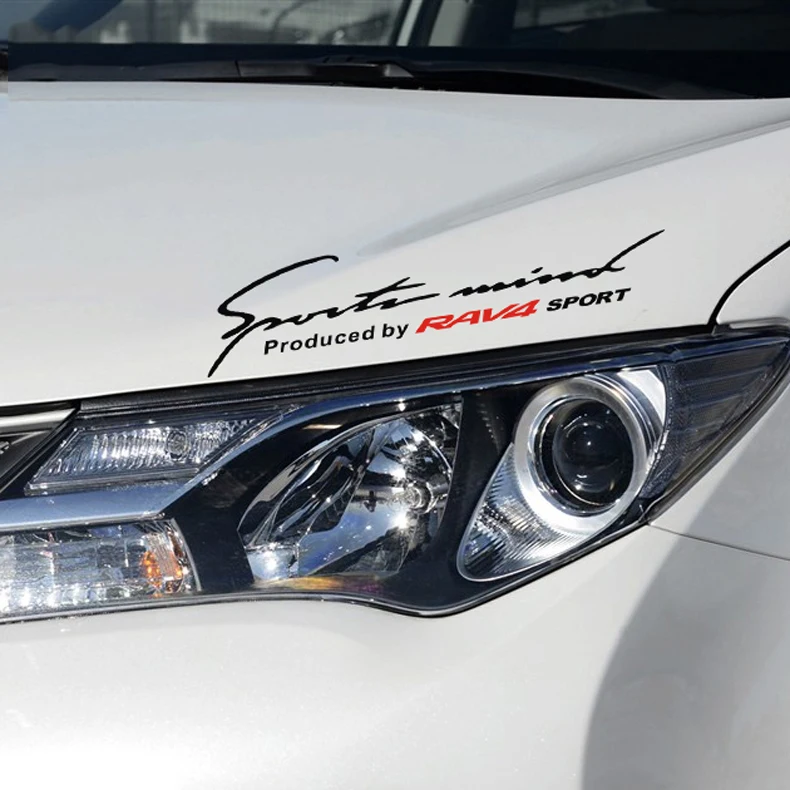 

Sports Mind Reflective Car Stickers And Decals Car Styling Car-Styling Accessories Decoration For Toyota RAV4