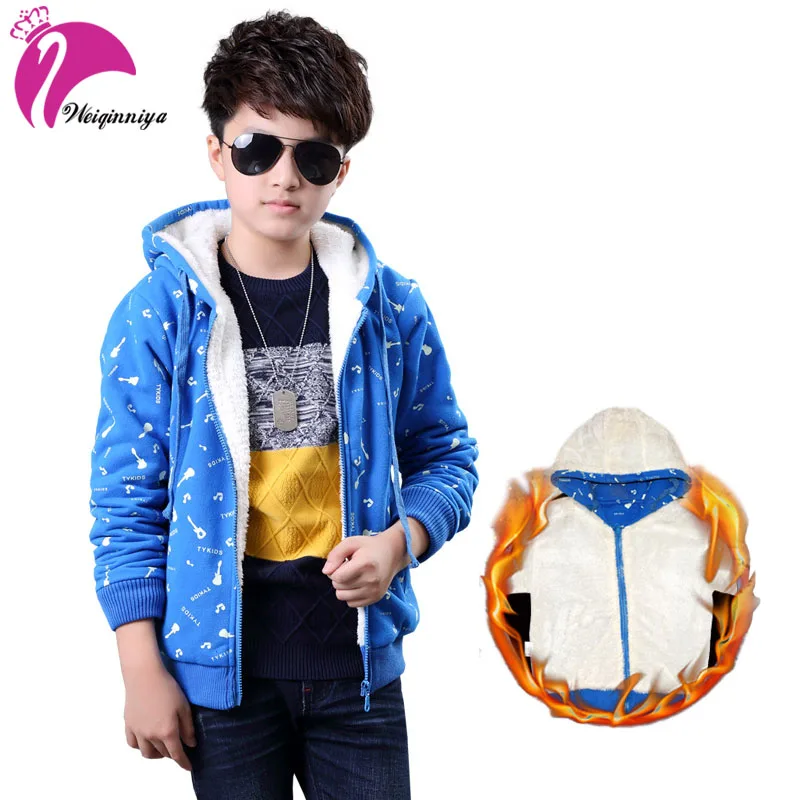 

Baby Fur Coat 2018 New Design Children's Winter Overalls Patchwork Plus Velvet Hoodies For Boys casacos infantis menina