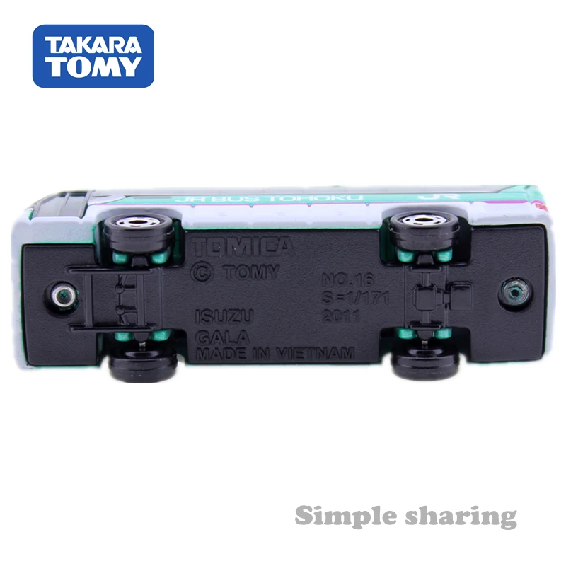Takara Tomy Tomica No.16 Isuzu Gala JR Bus Tohoku набор моделей 1:171 литый под давлением миниатюрный