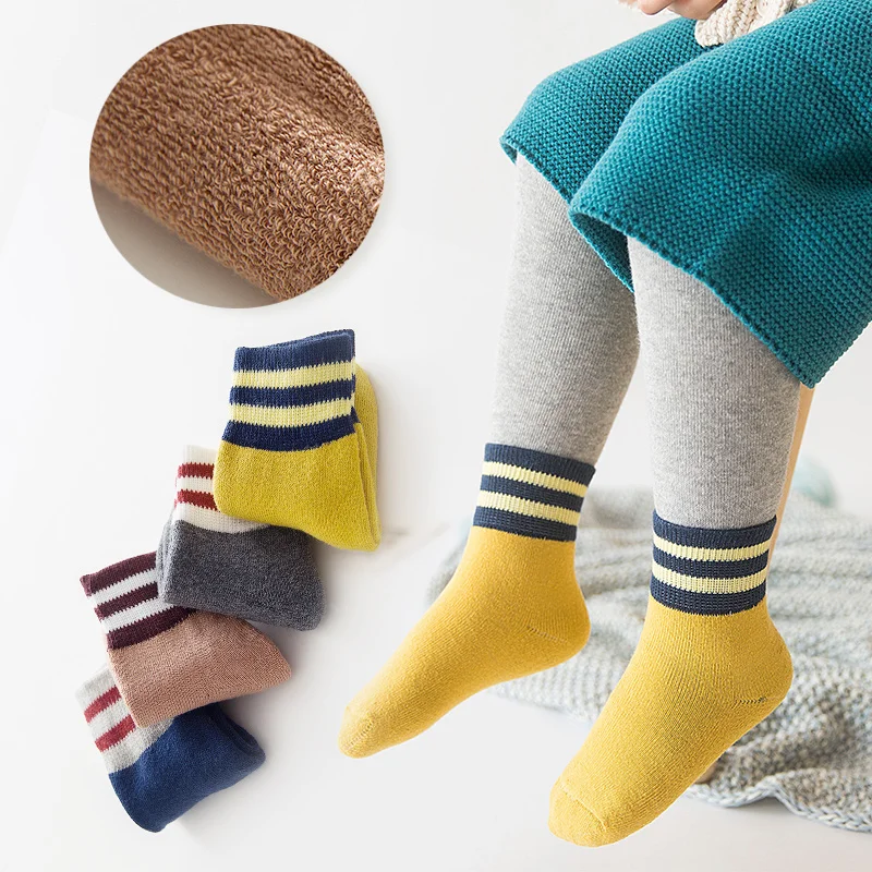 4 пара/лот, UOVO, хлопковые детские носки дышащие детские носки, 4 вида, стильные носки для мальчиков и девочек подходит для От 6 до 12 лет