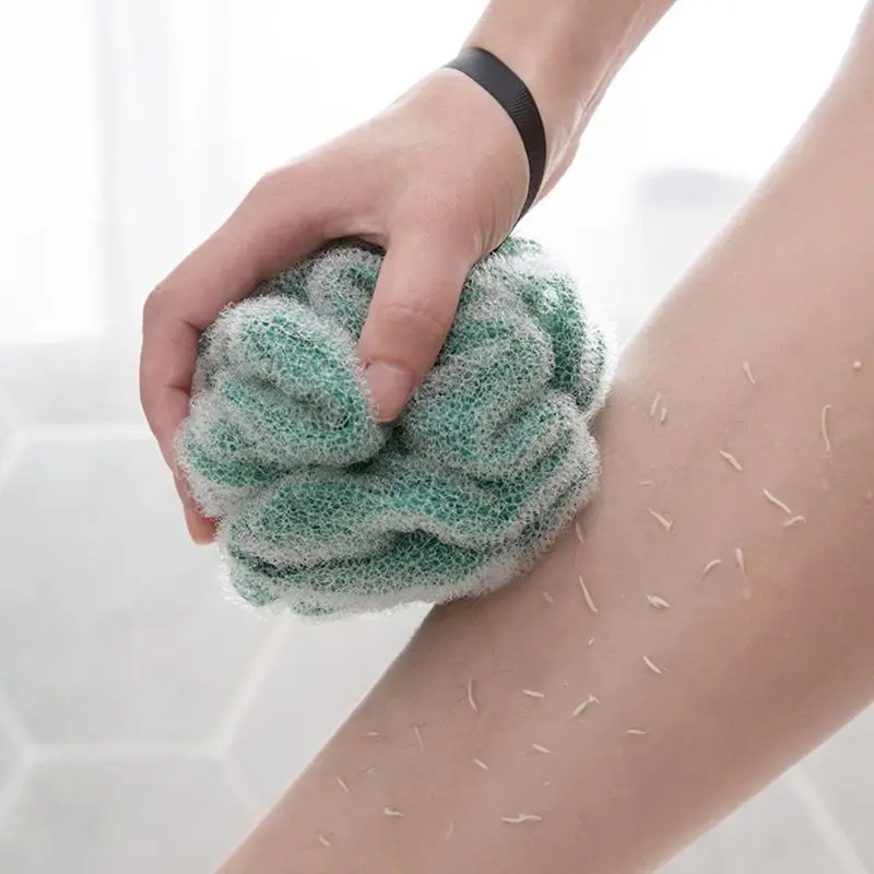 

Bath Balls Rich Bubbles Soft Body Wash Exfoliate Puff Sponge Mesh Net Shower Brush For Men Women
